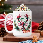 Personalized Twelve Constellations 11 oz 15 oz Ceramic Coffee Mug with Name Daily Use Christmas Gift for Family Friends