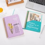 Personalized Birth Flower Bible Verse 2026 Planner Spiral A5 Notebook with Name Monthly Planner Pages Baptism Christmas Gift for Family Christians