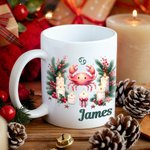 Personalized Twelve Constellations 11 oz 15 oz Ceramic Coffee Mug with Name Daily Use Christmas Gift for Family Friends
