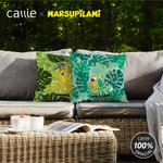 Personalized Cute Long Tailed Marsupilami Throw Pillow Cover Home Decor Birthday Christmas Gift for Kids | Callie × Marsupilami®