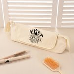 Gepersonaliseerd stijlvol haar gereedschap opbergtasje met naam hittebestendig mat draagbare reizen Essentials Verjaardagscadeau voor vrouwen