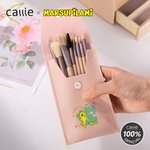 Personalized Cute Tail-Bouncing Marsupilami Makeup Brush Bag with 8 Pcs Makeup Brushes Birthday Wedding Gift for Women | Callie × Marsupilami®
