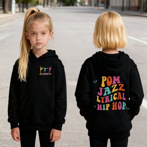 Personalized Gymnastics Themed Soft Kid Adult T-shirt Sweatshirt Hoodie with Name and Text Training Birthday Christmas Gift for Gymnasts Famliy