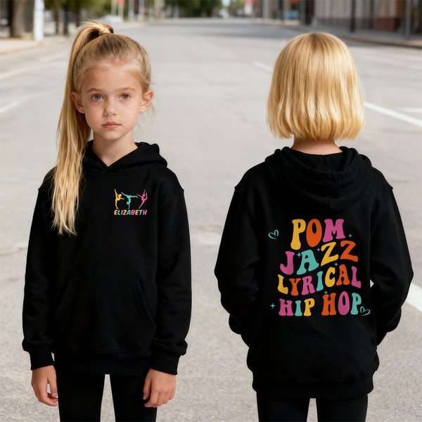 Personalizada Gimnasia Temática Suave Niño Adulto Camiseta Sudadera Sudadera con capucha con nombre y texto Formación Cumpleaños Navidad Regalo para Gimnastas Famliy