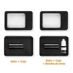 Sello personalizado para pelotas de golf con monograma y caja de almacenamiento de metal regalo para el Día del Padre para jugadores de golf