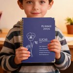 Personalized Bible Birth Flower Name 2026 Planner A5 Spiral Notebook with Weekly Monthly Planning Pages Daily Use Birthday Gift for Family Friends