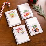 Personalizado Lindo Reno de Navidad Pingüino Titular de la tarjeta de regalo con el nombre de regalo de Navidad para los amigos de la familia de regalo