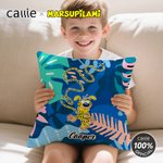 Personalized Cute Long Tailed Marsupilami Throw Pillow Cover Home Decor Birthday Christmas Gift for Kids | Callie × Marsupilami®