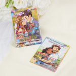 Personalized Funny Classic TCG Poke Card with Photo Glitter Anniversary Game Card Celebrating Wedding Birthday Gift for Couple Newlywed