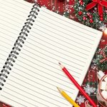 Personalised Christmas-Themed Cartoon Character A5 Spiral Notebook with Name Christmas Party Gift for Students Kids