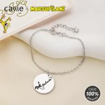 Personligt cirkulärt sött svansstudsande Marsupilami-armband med namn Födelsedags- och jubileumsgåva till vän familj | Callie × Marsupilami®