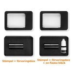 Personlig golfbollsstämpel med initialer och metallförvaringslåda födelsedagspresent eller fars dag gåva för golfspelare