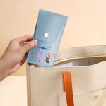 Personalised Cartoon Character Initial Makeup Brush Bag Set with Name and 8 Pcs Makeup Brushes Birthday Christmas Wedding Gift for Woman