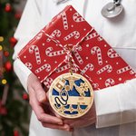 Personalized Medical Symbol Christmas Ornament with Name and Job Ttile Appreciation Christmas Gift for Nurse Doctor Medical Staff