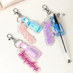 Personlig flerfärgad pennhållare i PU-läder Badge Reel med namn Sjukskötersketillbehör Sjuksköterskeveckan Uppskattningsgåva för sjuksköterskor Läkare