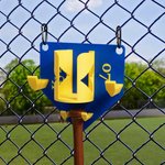 Personalisierte Multicolor 3D-gedruckten Text Baseball Home Plate Dugout Organizer tägliches Training Spiel Tag Geschenk für Baseball-Spieler Liebhaber