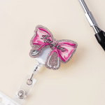 Personalized Acrylic Bow Stethoscope Badge Reel with Name  Daily Use Nurses' Day Gift for Nurses Doctors