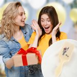 Personalised Birth Flower Bouquet Long Handle Paddle Comb with Name Birthday Wedding Gift for Ladies Girls