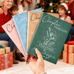 Personalised Chapter Sixteen Birth Flower Journal Notebook with Age and Name Christmas Birthday Gift for Boys Girls