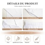 Pyjama en Toile de Jouy Personnalisé avec Initiale et Motif Pyjama en Tissu Super Douce Cadeau Anniversaire Noël pour Femme