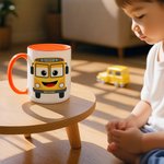 Tazza da caffè in ceramica personalizzata Best Bus Driver 11 oz 15 oz con nome Regalo di compleanno per autista di autobus per uso quotidiano