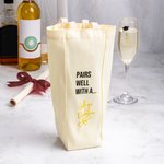 Personalized Graduation Cap Champagne Glass Handbag with Name and Text Graduation Season Gift for Graduates