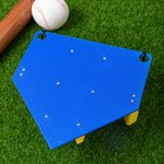 Personalisierte Multicolor 3D-gedruckten Text Baseball Home Plate Dugout Organizer tägliches Training Spiel Tag Geschenk für Baseball-Spieler Liebhaber