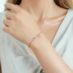 Henkilökohtainen Evil Eye Initial Rannekoru Syntymäpäivä Vuosipäivä Lahja Ystävä Perheelle