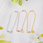 Henkilökohtainen Evil Eye Initial Rannekoru Syntymäpäivä Vuosipäivä Lahja Ystävä Perheelle