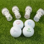 Personalised Golf Ball Stamp and Wooden Storage Box with Name Initial Monogram Golf Course Accessory Birthday Sports Gift for Golf Players Lovers