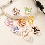 Personalisierte Multicolor Stethoskop Name Emaille Ring Zierlich Schmuck Anerkennung Geburtstag Weihnachten Geschenk für Krankenschwester medizinisches Personal Absolvent