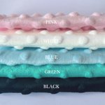 Coperta per neonati personalizzata con nome ricamato e sfondo a pois Regalo di compleanno per la festa del bebè per neonati, bambini e bambine