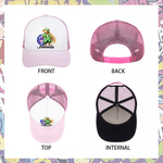 Personalized Hip-Hop Girl Teddy Bear Baseball Cap with Name and Birthstone Birthday Gift for Black Queen Rapper Hip-Hop Lovers