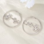 Gepersonaliseerde Schattige Staart-Springende Marsupilami Oorbellen met Naam Verjaardag Verjaardagscadeau voor Vriendin Familie | Callie × Marsupilami®