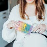 Croce personalizzata Colomba Cuore Mani in preghiera Scatola organizzatrice portatile per pillole settimanali con nome per la conservazione dei farmaci Regalo di viaggio quotidiano per la famiglia e g