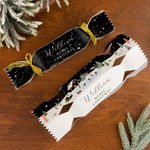 Personalized Winter Wonderland Christmas Tree Christmas Cracker Treat Box with Name Holiday Party Decor Christmas Gift for Family Kids