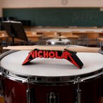 Présentoir de baguettes de batterie imprimé en 3D avec texte Cadeau de studio de musique pour batteur amateur de rock