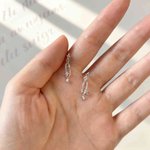 Personalized Birthstone Star Minimalist Earrings Dainty Jewelry Birthday Anniversary Gift for Women