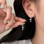 Personalized Birthstone Star Minimalist Earrings Dainty Jewelry Birthday Anniversary Gift for Women