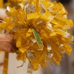 Personalised Cheer Pom Pom Tags Set of 2 with Glitter Name Daily Training Competition Day Gift for Cheerleaders Girls