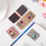 Marcapáginas magnético personalizado con personaje de dibujos animados y diseño único regalo de cumpleaños para cumpleaños y amantes de la lectura