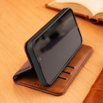 Personalized PU Leather Retro Floral Spell Book Design Phone Case for iPhone Samsung with Name Birthday Christmas Gift for Bookworms