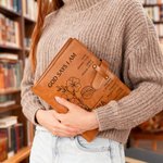 Personalized Lined Birth Flower Bible A5 PU Leather Notebook Cover with Name and Pocket Birthday Baptism Gift for Christian