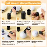 Gepersonaliseerde Golfbalstempel met Monogram en Initialen Inclusief Metalen Opbergdoosje Verjaardagscadeau of Vaderdagcadeau voor Golfers