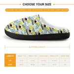 Personalized Long-Tailed Leopard Marsupilami 100% Cotton Slippers with Name Christmas Birthday Gift for Kids Women Men | Callie × Marsupilami®