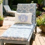 Henkilökohtainen Ranskan Country Style Victorian Crest Monogram Throw Pillow Cover Home Decor Häät vuosipäivä lahja Newlyweds Family