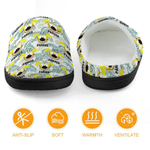 Personalized Long-Tailed Leopard Marsupilami 100% Cotton Slippers with Name Christmas Birthday Gift for Kids Women Men | Callie × Marsupilami®