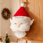 Personalizzato sorridente confuso arrabbiato Babbo Natale quadrato carta appeso Tissue Cover cucina bagno festa decorazione divertente regalo di Natale per la famiglia amico