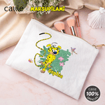 Personalized Long-Tailed Leopard Marsupilami Makeup Bag with Name Christmas Birthday Gift for Women Friends | Callie × Marsupilami®