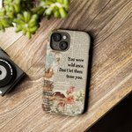 Personalized Collage Style Text Phone Case for iPhone or Samsung Daily Use Birthday Gift for Bookworms